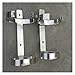 DLYZAYE Gas Cylinder Bracket, (2/3 Pack Small Oxygen Cylinder Storage Stand, Floor Mounting Stainless Steel Gas Tank Holder for E/D/C/ M9 Size Oxygen Tanks, Carrier Shelf for Factory/Garages