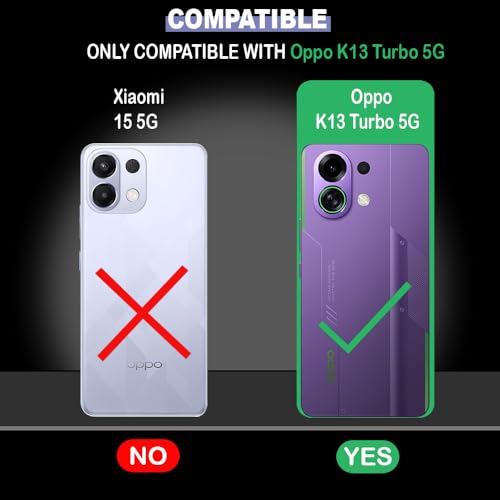 Image of Shockproof Case for Oppo K13 Turbo 5G | Full Camera Protection | TPU Flexible Back Cover for Oppo K13 Turbo 5G (Graphite Grey)