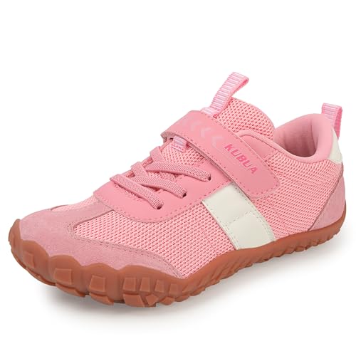 Image of KUBUA Kids Barefoot Shoes Boys Girls Wide Toe Box Zero Drop Sneakers | Breathable Lightweight, Reinforced Toe, Minimalist, Hiking, Tennis, Running, Walking, School, Toddler, Little Kid, Big Kid