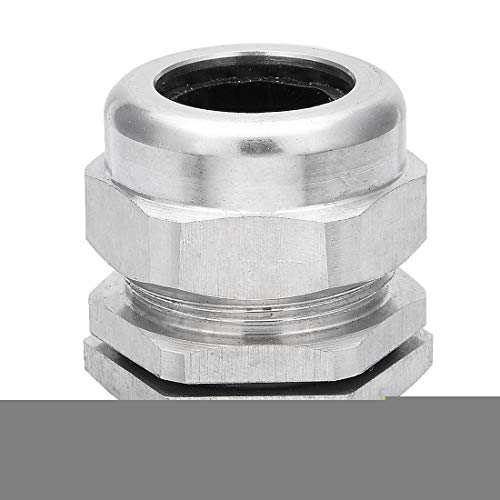 Aexit G3/4 Metal Electrical Boxes, Conduit & Fittings Waterproof Connector Fastener Locknut Stuffing Cable Gland Cable Range 13-18mm Thread Conduit Fittings Length 9mm