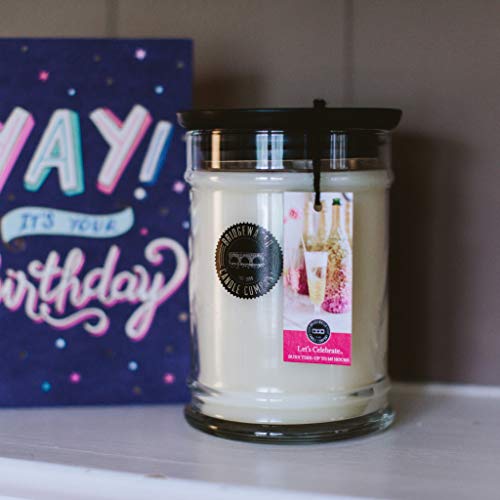 Bridgewater Candle 18Oz Large Soy Wax Blend Fragranced Jar Candle-Let's Celebrate #TOP1