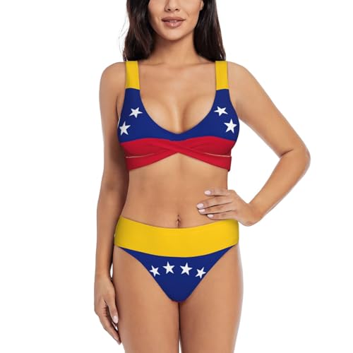 Maillot de bain séchage rapide et doux imprimé Venezuela pour femme active