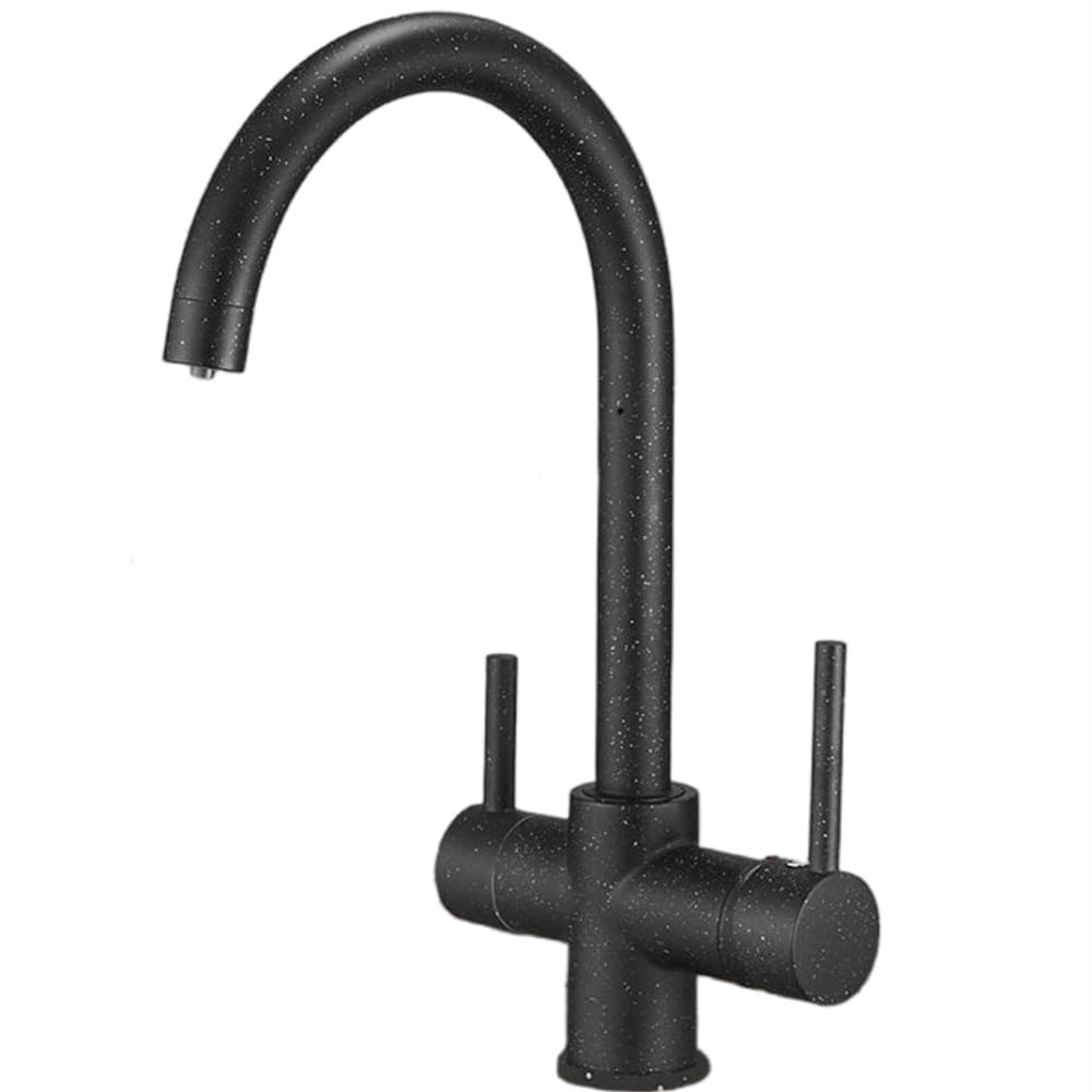 MXXQRHF G1/2 Kitchen Faucets Waterfilter Taps Kitchen Faucets Mixer Drinking Water Filter Faucet Kitchen Sink Tap Water Tap,Black Color with dot