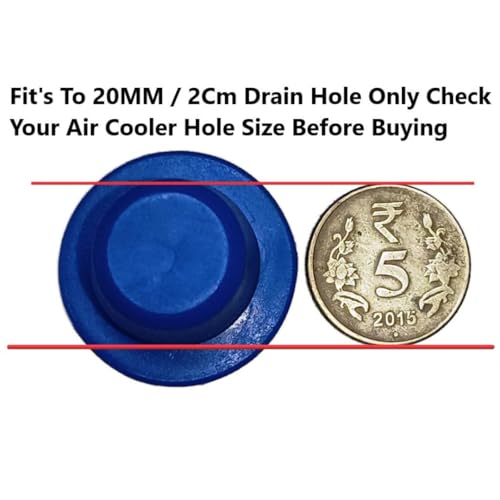 Image of Universal Air Cooler Drain Plug Rubber Cap 1 cm to 2 cm (20mm) | Compatible with Symphony & Other Coolers | Leak-Proof Water Drain Plug Replacement for Air Cooler Tank (20mm)