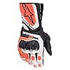 Alpinestars SP-8 V3 Men's Street Motorcycle Gloves - Black/White/Red Fluo/X-Large