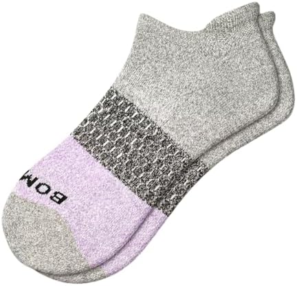 Bombas Women's Originals Ankle Socks, (Grey/Blue)