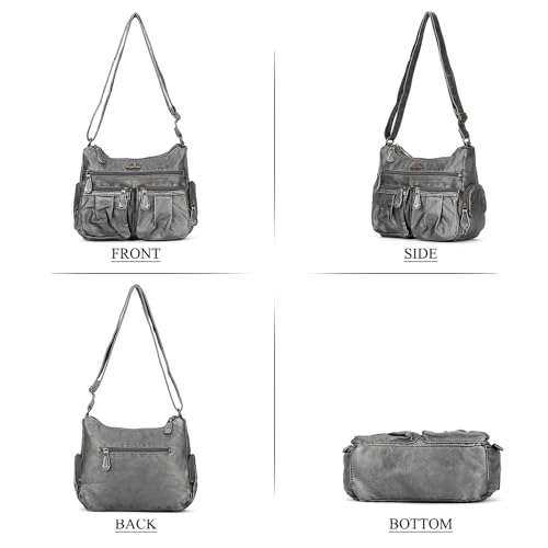 Image of Angel Kiss Crossbody Bags for Women, Ladies Shoulder Handbags and Purses Medium Faux Leather Pocketbooks | Ladies