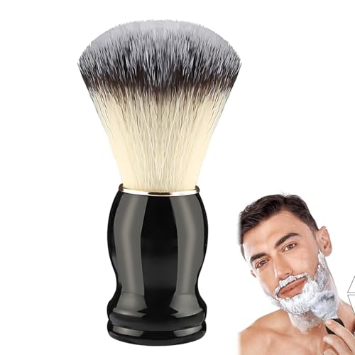 UYVPAER Cepillo De Afeitar Para Hombre, Cepillo De Afeitar De Cerdas De Crin Seleccionado, Cepillos De Afeitar Hechos A Mano Para Hombres, Cepillo De Afeitado De Peluquería