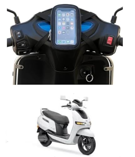 Image of NISHI Universal Mobile Holder /Stand /Mount Pouch for Scooters Scooty (TVS Electric iQube)