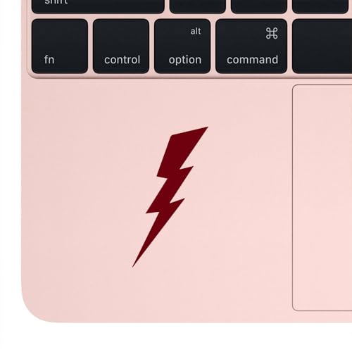 Image of Lighting 1 (Burgundy) (Set Of 2) Premium Waterproof Vinyl Decal Stickers For Laptop Phone Accessory Helmet Car Window Bumper Mug Tuber Cup Door Wall Decoration
