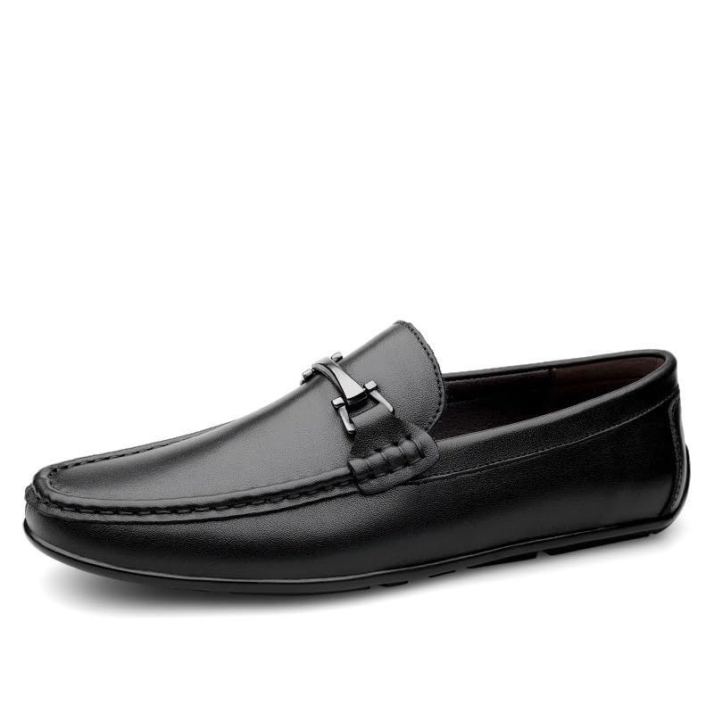 Party Loafers for Mens Pu Leather Tuxedo Classic Solid Color Prom Wedding Non Slip Rubber Sole Low Top Casual Slip On2