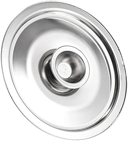 DOITOOL Stainless Steel Universal Lid for Pots Pans and Skillets Round Pot Lids Cover Replacement Cookware Frying Pan Cover and Cast Iron Skillet 14cm