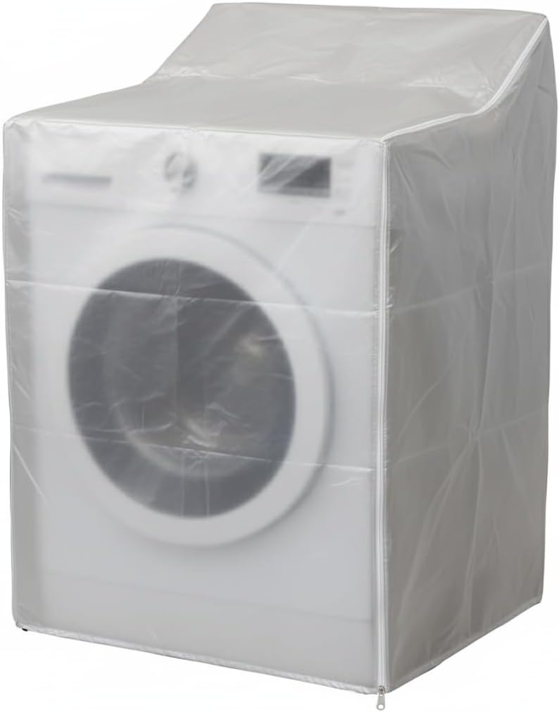 Washer and Dryer Covers - Washing Machine Cover for Top Load and Front Load - Waterproof and Dustproof with Smooth Zipper (Frosted-29 x 28 x 40 Inches)