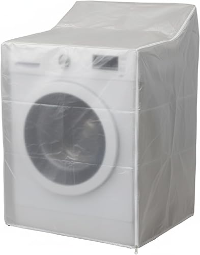 Fundas para lavadora y secadora Funda de lavadora para carga superior y carga frontal Impermeable y a prueba de polvo con cremallera suave