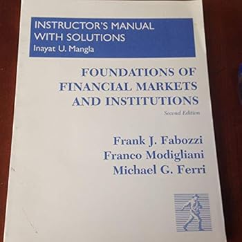 Paperback Instructors Manual with Solutions Book