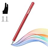 ★【Excelente diseño】lapiz tablet Los diseños de apariencia moderna y nueva, la tapa magnética bidireccional, brindan la mejor apariencia de moda, la tapa no necesita ser torcida o empujada hacia atrás, simplemente acerque la tapa al bolígrafo y los lados absorberán automáticamente No se preocupe por perder la punta de un lápiz capacitivo: se puede guardar una punta de repuesto en el extremo del lápiz, que es conveniente de transportar y se puede reemplazar en cualquier momento.