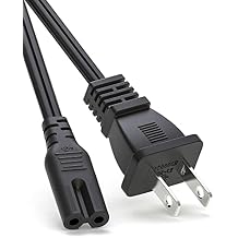 [UL Listed] AC Power Cord for PS5 PS4 PS3 PlayStation 4 Slim,Xbox One S/X,TV Replacement Power Cable for Samsung LG TCL Roku Toshiba LED LCD TV,HP Canon Epson Printer 3FT