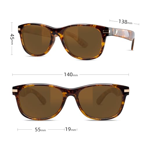 Image of Bnus italy made classic sunglasses corning real glass lens w. polarized option