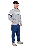 Champion 208802 Trainingsanzug, Herren, 208802, Grigio Melange/Blu Notte