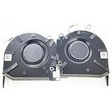 Fleshy Leaf CPU+GPU Cooling Fan Replacement for HP OMEN 16-K 16-N Pro TPN-Q280 0FPKK0000H DFS5K223052839 0FPKJ0000H DFS5L32G164865 N18090-001 N18091-001 DC5V
