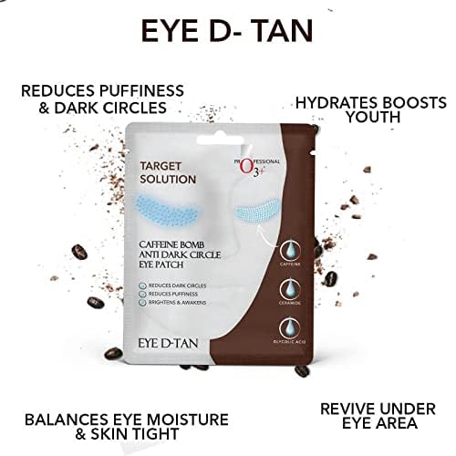 Image of O3+ Caffeine Bomb Anti Dark Circle Eye Patch & Eye D Tan, Reduces dark circle| Reduces Puffiness | Brighten and Awakens (single use only) 5G