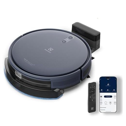 Electrolux Robô Aspirador de pó 4 em 1 Wi-Fi MOP Passa Pano Seco e Úmido até 2h bateria App Inteligente e Base Carregamento Experience Sensor Antiqueda Experience ERB44 Bivolt