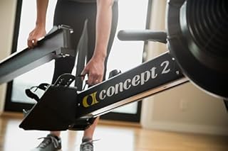 Concept2 RowErg Indoor Rowing Machine - PM5 Monitor, Device Holder, Adjustable Air Resistance, Easy Storage