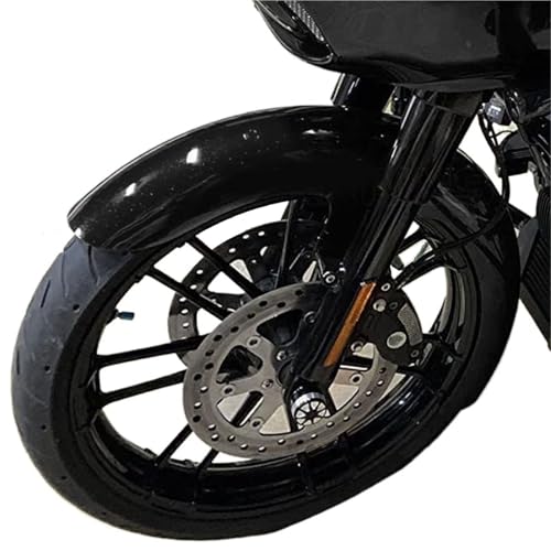 Garde-boue avant de moto pour Harley Electra Glide avec finition noir brillant