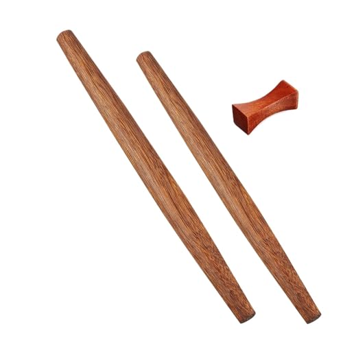 2PCS Wooden Rolling Pin 25Cm 30Cm Unpainted Chicken Wing Wood Dough Roller For Baking Pastry Cake Kitchen Utensil Set