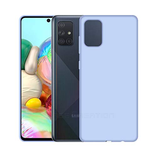 Image of Case Creation Luxurious OG Series for Samsung Galaxy A51 Case Cover,Anti-Dirty Slim Case Frosted Matte Cute Candy TPU Raised Bezel (Splash of Color) Back Cover for Samsung A51 -Light Purple