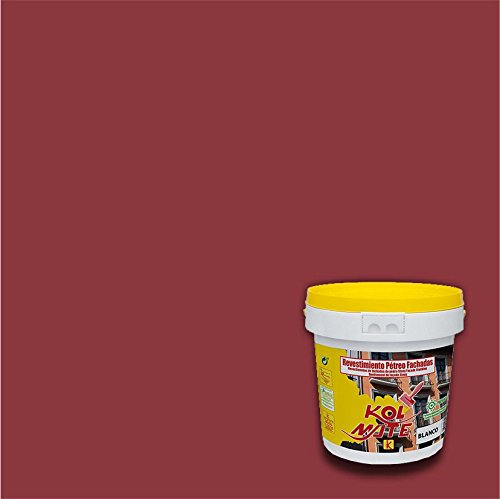 Kolmate Revestimiento Pétreo de Fachadas Pintura especial para fachadas (5 kg., óxido rojo)