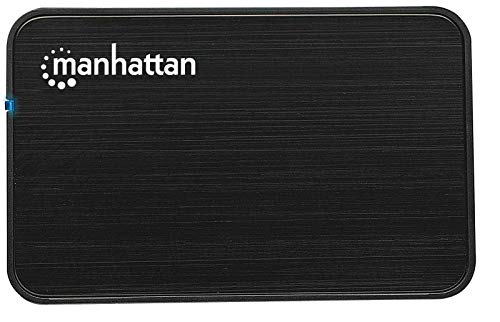 Manhattan USB 2.0 2.5-Inch SATA Hard Drive Enclosure, Black (130042) - Thumbnail 3