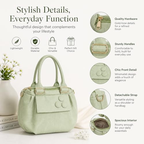 Image of Elegant Women's Handbag | Premium PU Leather Shoulder Bag with Zipper Closure | Stylish Top Handle Purse for Daily Use & Party