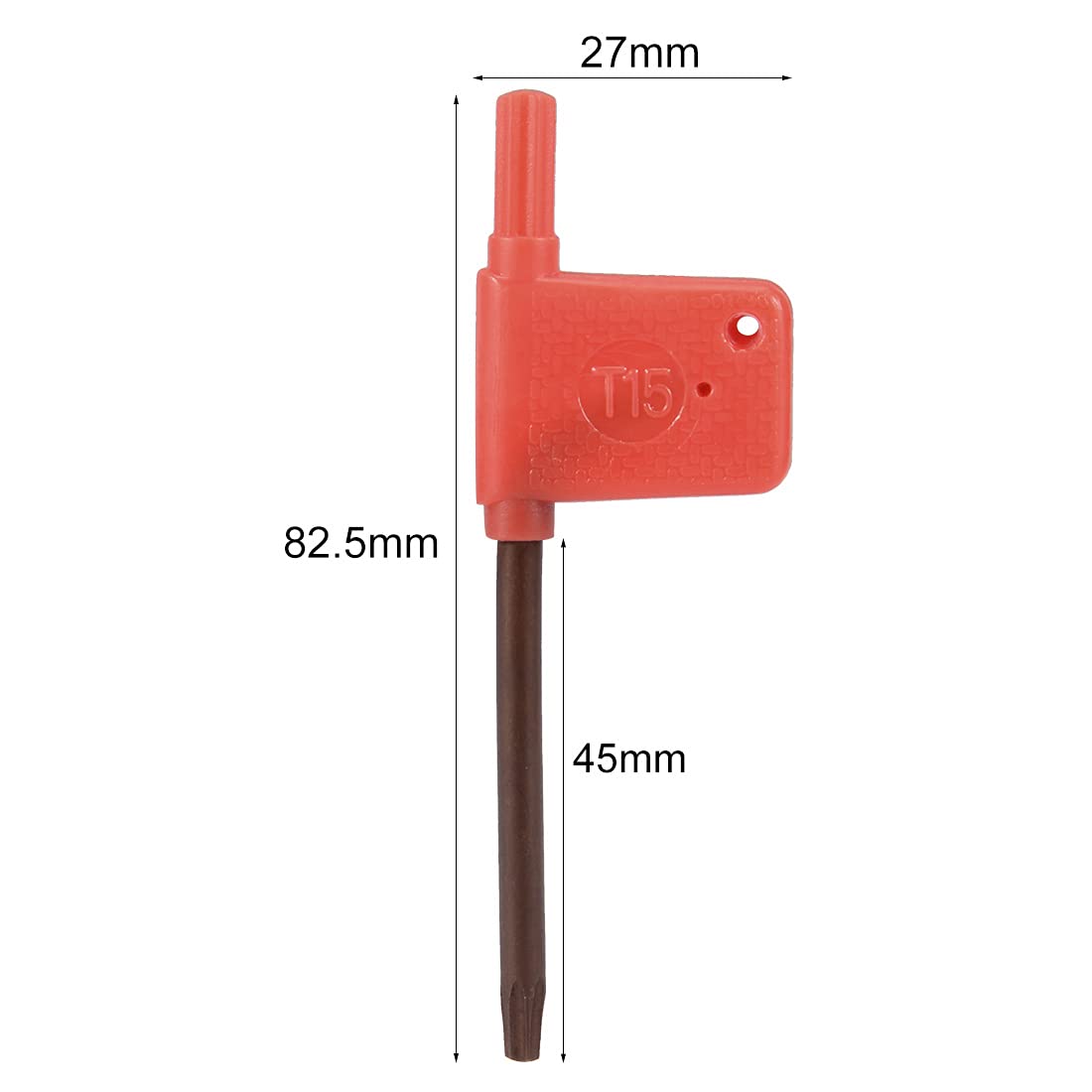Sourcingmap Torx Screwdriver, T15 S2 Flag Handle Star Driver Key Wrench Spanner 2 Pcs - Image 2
