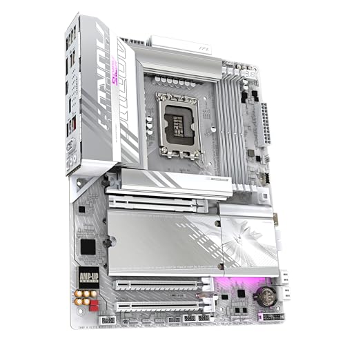 GIGABYTE Z890 AORUS ELITE WIFI7 ICE Scheda Madre - Supporta CPU Intel Core Ultra (Serie 2), 16+1+2 Fasi VRM, fino a 8800MHz DDR5 (OC), 1xPCIe 5.0 + 3xPCIe 4.0, Wi-Fi 7, 2.5GbE LAN, Thunderbolt 4 - Scheda madre - Immagine 2