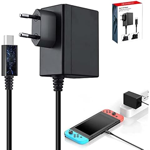 Cargador de CA Type-C de Carga Rápida para Nintendo Switch Cover