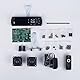 AOVOTO ALK103-TFT FM/DAB Radio Do It Yourself (DIY) Kits mit Acrylgehäuse, DIY DAB+/FM Sets mit Weckmodus & TFT-Display & Stereo-Soundbox (Blau)