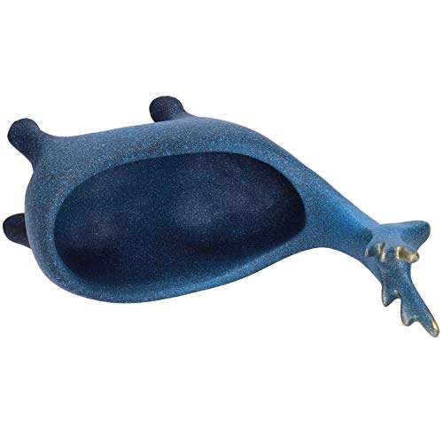 Decoration de table, ornements de boîte de rangement exquis en forme de cerf, pour la decoration de bijoux de rangement la maison filles femmes(bleu) Cover