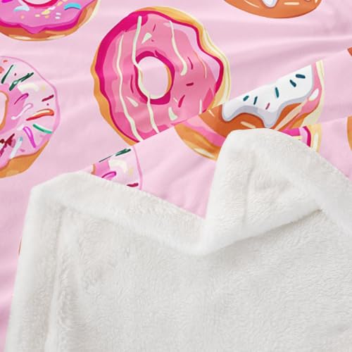 Image of Feelyou Girls Donuts Blanket 30 inchx40 inch Boys Girls Gift Sofa Warm
