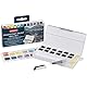 Derwent Graphitint Tragbare Palette mit 12 Farben, Paint Travel Set Palette, Wassertankpinsel & Schwamm, Malen, Reise-Set, Professionelle Qualität, 2305790