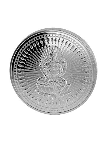 Image of Bangalore Refinery 999 Purity Goddess Lakshmi Silver Coin 1 Kg