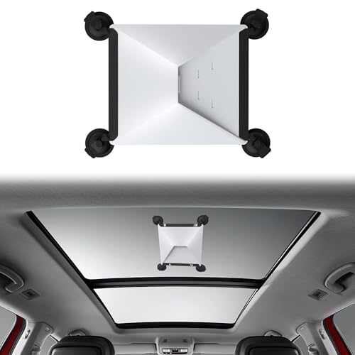 RUBLELITIE Starlink Mini Car Mount & Mounting Kit Universal Suction Cup with Dual Slots for Secure Sunroof, Front/Rear Windshield Installation Ideal for RV, Trucks, Travel Internet Connectivity