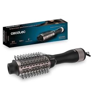 Cecotec Volumenbürste Bamba CeramicCare Unique. 1200 W Leistung, 2 in 1: Haartrockner und Styler, Keramikbeschichtung, 2 Geschwindigkeiten und 3 Temperaturen, Luftstromfunktion.
