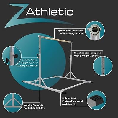 Z Athletic Gymnastics Expandable Kip Bar