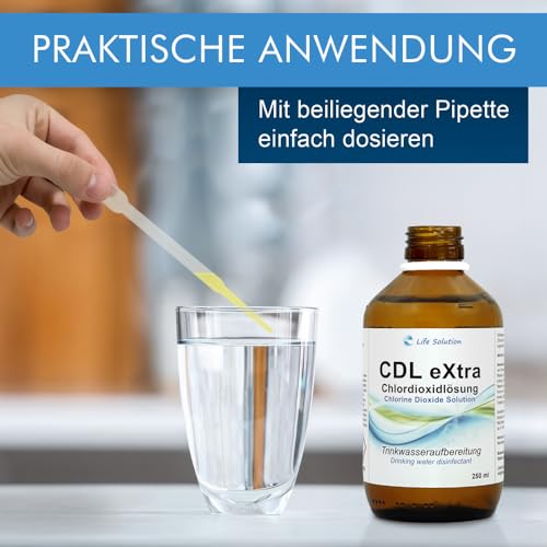 Chlordioxid Life Solution CDL eXtra 0,3% Lösung zur Wasserdesinfektion