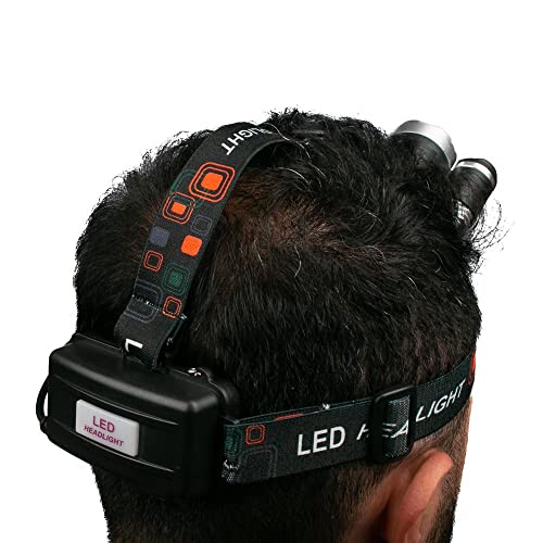Lanterna de Cabeça Profissional Led Cree T6 Recarregável Ultra potente