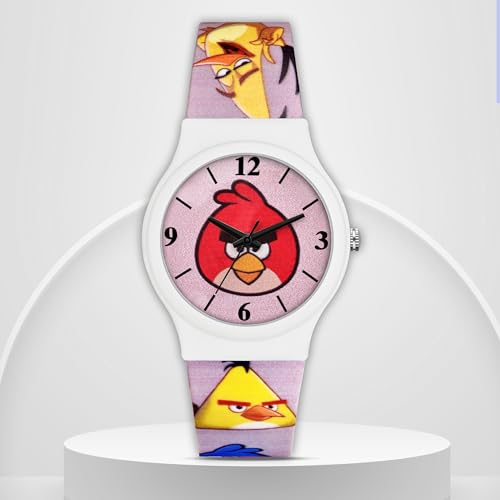 Image of Acnos Character Kid's Happy Colorful Water-Resistant Durable Watch for Boys Kids Boy with Fun Designs Adjustable Strap Positive Messages Watch for Kids