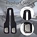 RAOZBE Car Seat Headrest Hooks for Purses and Bags, 2 Pack Bag Purse Holder for Car With Double Metal Hooks, Car Purse Hanger, Headrest Back Seat Handbags Hook Cute Hanging Accessories, Black