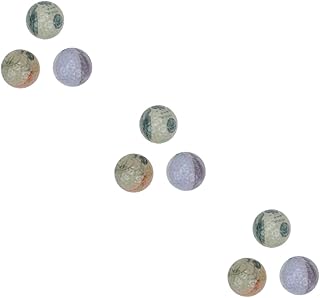 INOOMP 9 PCS balls for beginners novelty balls training balls ball toy rubber balls ball kids foam balls sports balls play balls practice balls 2 layers ball golf gift ball with the ball