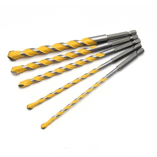 Foret triangulaire pour marbre et granit lot de 10 mèches longues antichoc 8x160mm
